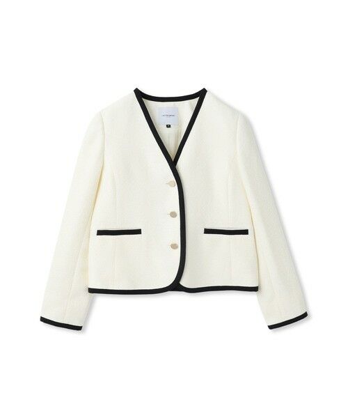 DE CLASSE LAUTREAMONT / デュクラス ロートレアモン テーラードジャケット | ブライトリングツィードジャケット（オフホワイト）
