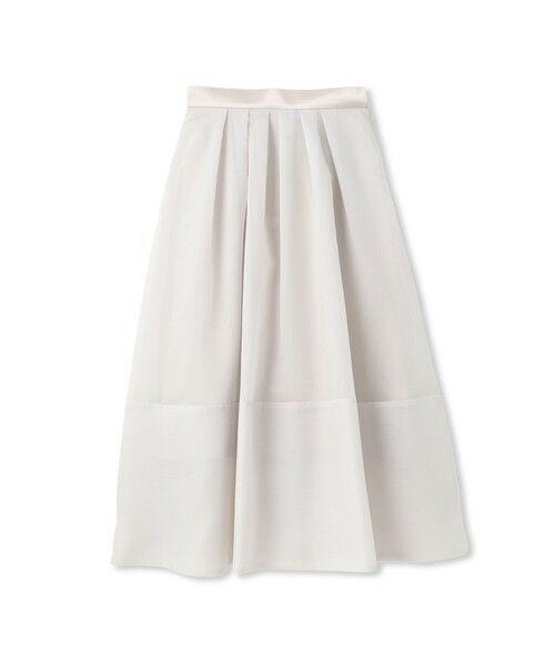 DE CLASSE LAUTREAMONT / デュクラス ロートレアモン ミニ・ひざ丈スカート | オーガンフリーマンスカート（ベージュ）