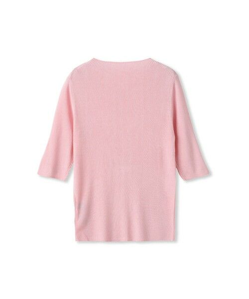 DE CLASSE LAUTREAMONT / デュクラス ロートレアモン ニット・セーター | シルクコンリブ5分袖プルオーバー | 詳細1