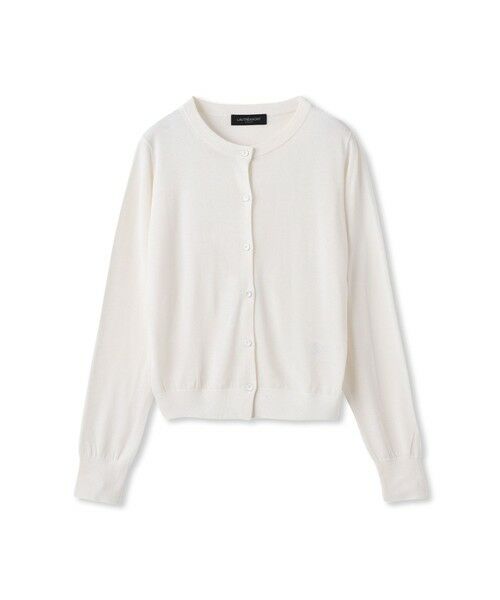 DE CLASSE LAUTREAMONT / デュクラス ロートレアモン ニット・セーター | シルクコンナガソデテンジクカーディガン（オフホワイト）