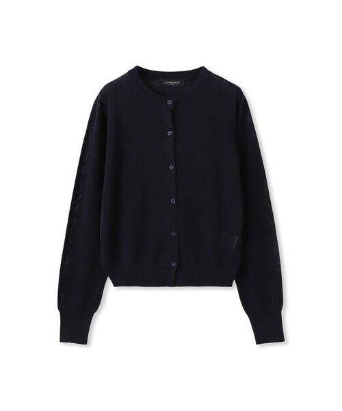 DE CLASSE LAUTREAMONT / デュクラス ロートレアモン ニット・セーター | シルクコンナガソデテンジクカーディガン（ネイビー）