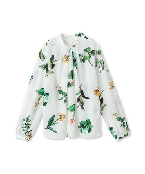 DE CLASSE LAUTREAMONT / デュクラス ロートレアモン シャツ・ブラウス | フラワープリントブラウス（ホワイト系その他）