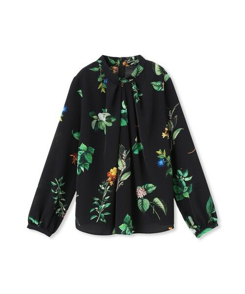 DE CLASSE LAUTREAMONT / デュクラス ロートレアモン シャツ・ブラウス | フラワープリントブラウス（ブラック系その他）