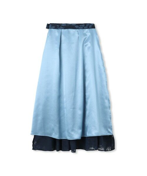 DE CLASSE LAUTREAMONT / デュクラス ロートレアモン ミニ・ひざ丈スカート | フラワーオパールプリントフレアースカート | 詳細1