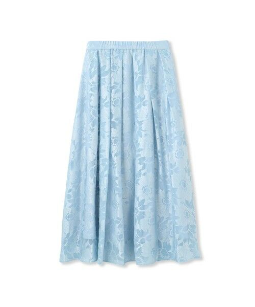 DE CLASSE LAUTREAMONT / デュクラス ロートレアモン ミニ・ひざ丈スカート | フラワーオパールプリントフレアースカート | 詳細5