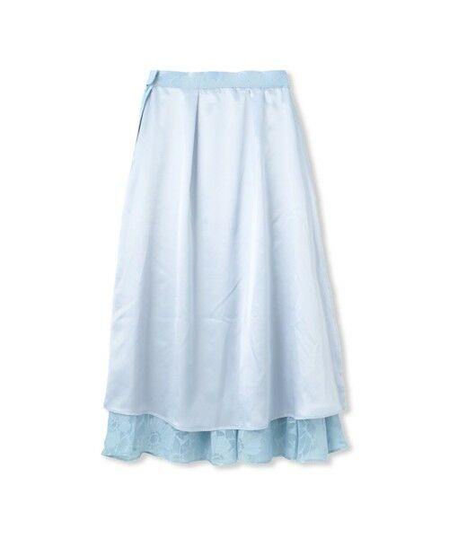 DE CLASSE LAUTREAMONT / デュクラス ロートレアモン ミニ・ひざ丈スカート | フラワーオパールプリントフレアースカート | 詳細6