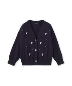 DE CLASSE LAUTREAMONT / デュクラス ロートレアモン カーディガン・ボレロ | ビジュー刺繍カーディガン