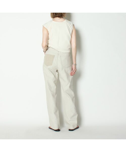 Denim Denim Denim / デニム デニム デニム デニムパンツ | 5Pバイカラージーンズ | 詳細11