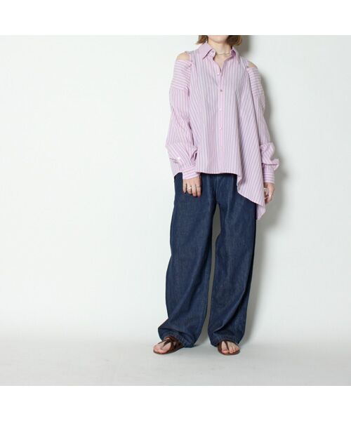 Denim Denim Denim / デニム デニム デニム シャツ・ブラウス | アシンメトリーシャツ | 詳細7