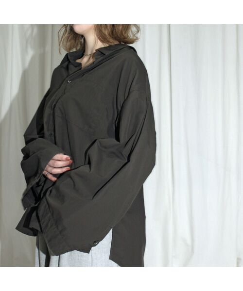 Denim Denim Denim / デニム デニム デニム シャツ・ブラウス | 2WAYスリーブシャツ | 詳細3