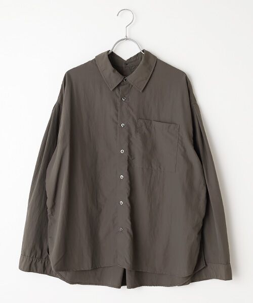 Denim Denim Denim / デニム デニム デニム シャツ・ブラウス | 2WAYスリーブシャツ（チャコール）