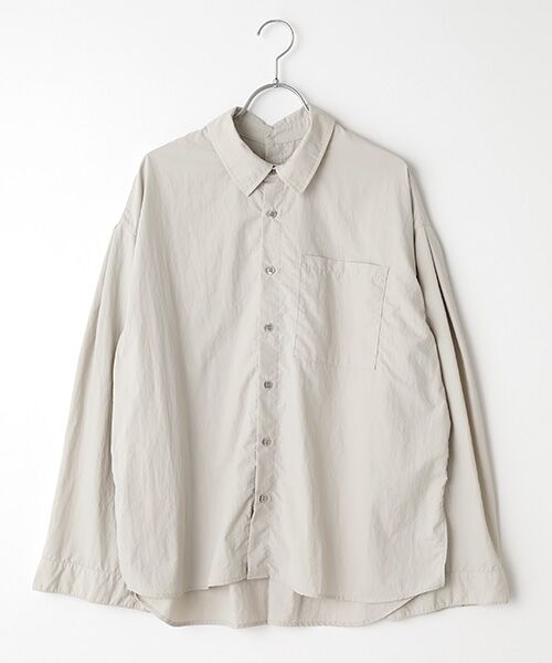 Denim Denim Denim / デニム デニム デニム シャツ・ブラウス | 2WAYスリーブシャツ（グレージュ）