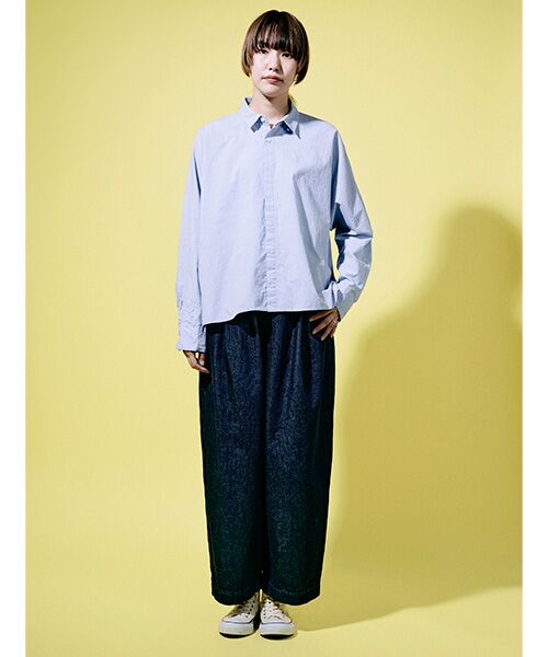 Denim Denim Denim / デニム デニム デニム デニムパンツ | 10oz Denim Tuck Wide PT | 詳細9