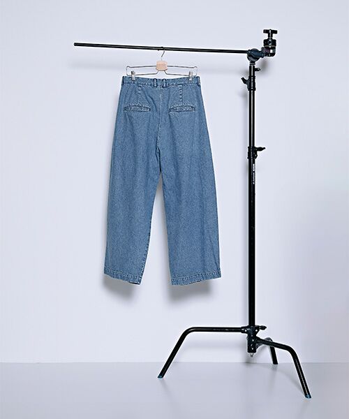 Denim Denim Denim / デニム デニム デニム デニムパンツ | 10oz Denim Tuck Wide PT USED | 詳細8