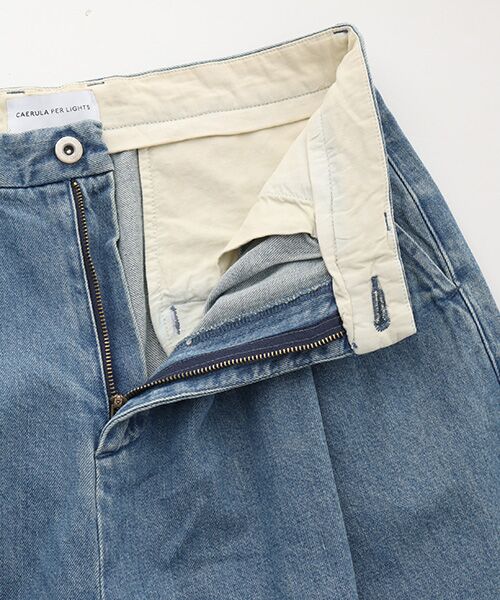 Denim Denim Denim / デニム デニム デニム デニムパンツ | 10oz Denim Tuck Wide PT USED | 詳細5