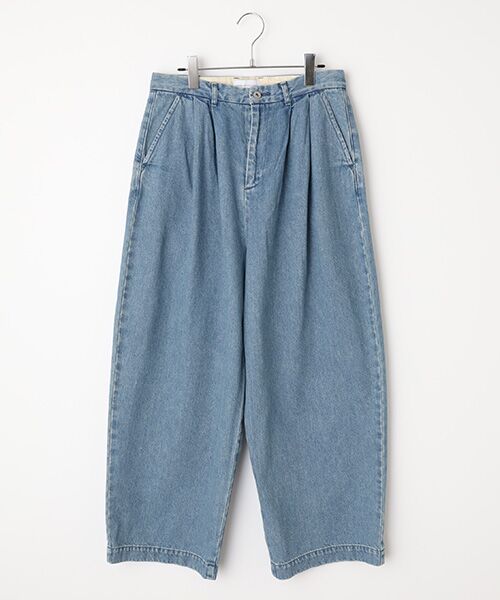 Denim Denim Denim/デニム デニム デニム 10oz Denim Tuck Wide PT USED blue 2