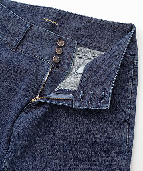 Denim Denim Denim / デニム デニム デニム デニムパンツ | 3つボタンバギー | 詳細5