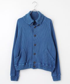 Denim Denim Denim / デニム デニム デニム その他アウター | 藍染リブ編みニット