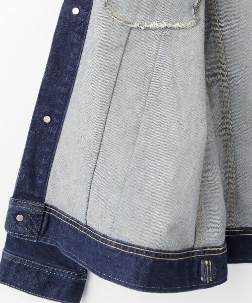 Denim Denim Denim / デニム デニム デニム Gジャン・デニムジャケット | ストレッチGジャン | 詳細4