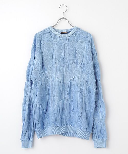 Denim Denim Denim / デニム デニム デニム ニット・セーター | 藍染ニット（HAND DYED chindenAI（薄））