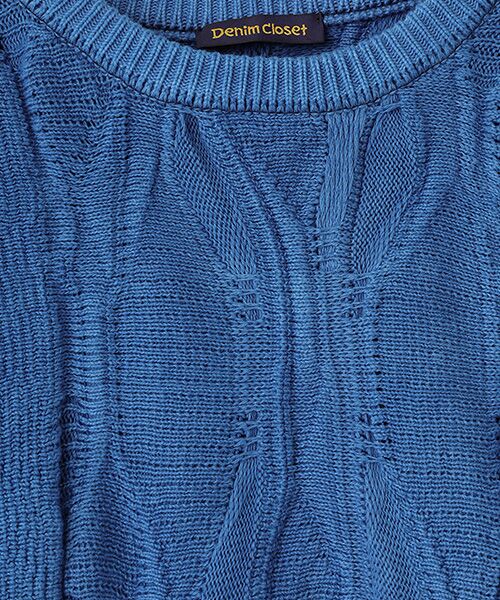 Denim Denim Denim / デニム デニム デニム ニット・セーター | 藍染ニット | 詳細5