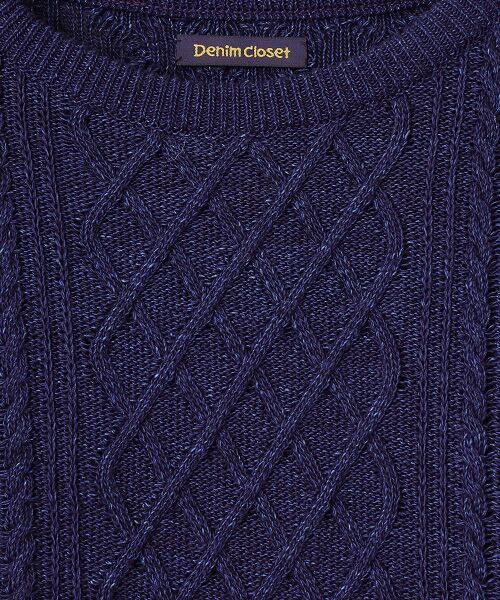 Denim Denim Denim / デニム デニム デニム ニット・セーター | インディゴニット | 詳細4