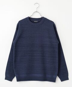 Denim Denim Denim / デニム デニム デニム ニット・セーター | インディゴ柄ニット