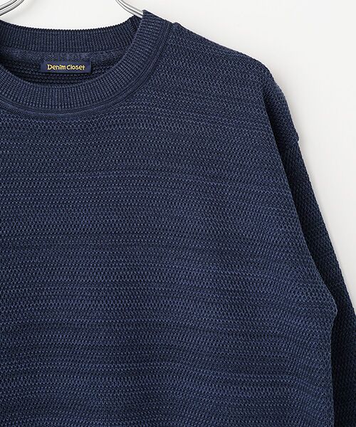 Denim Denim Denim / デニム デニム デニム ニット・セーター | インディゴ柄ニット | 詳細2