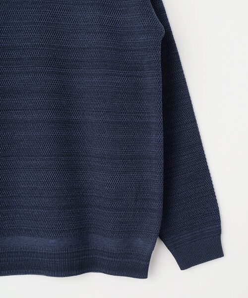 Denim Denim Denim / デニム デニム デニム ニット・セーター | インディゴ柄ニット | 詳細3