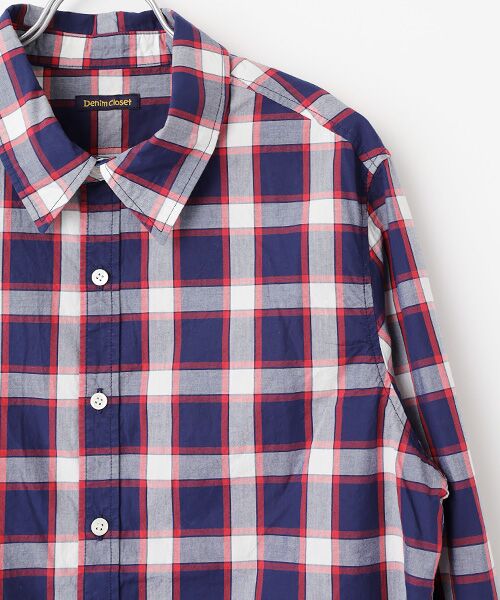 Denim Denim Denim / デニム デニム デニム シャツ・ブラウス | インディゴチェックシャツ | 詳細2