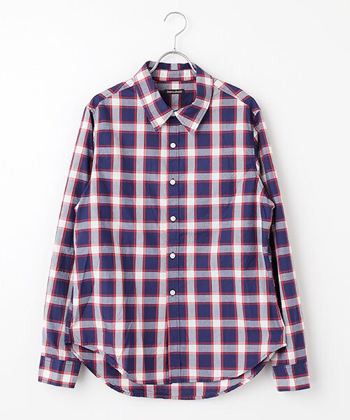 Denim Denim Denim / デニム デニム デニム シャツ・ブラウス | インディゴチェックシャツ（RED ×　INDIGO　CHECK）