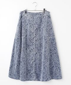 Denim Denim Denim / デニム デニム デニム デニムスカート | インディゴ柄スカート