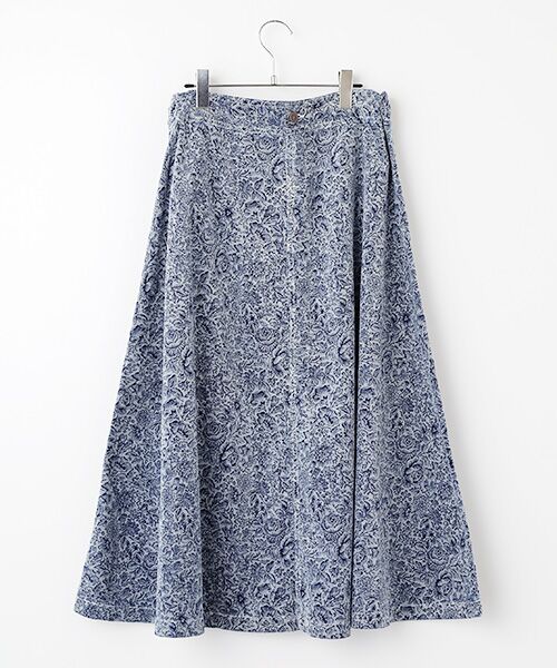 Denim Denim Denim / デニム デニム デニム デニムスカート | インディゴ柄スカート | 詳細1