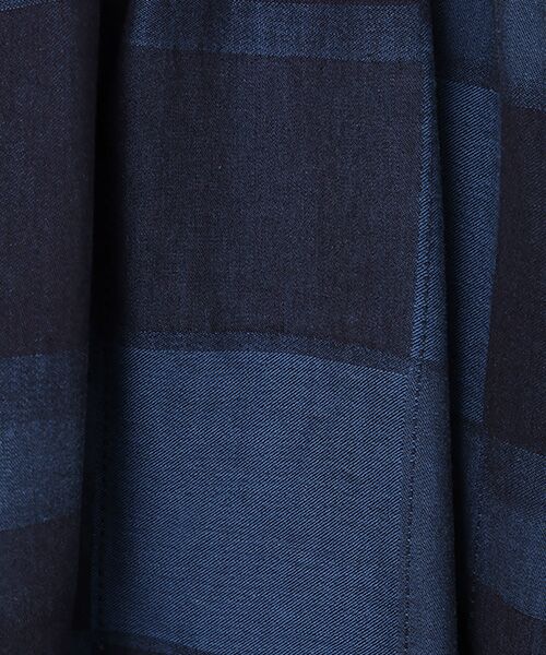 Denim Denim Denim / デニム デニム デニム デニムスカート | パッチワーク風ジャガードスカート | 詳細2