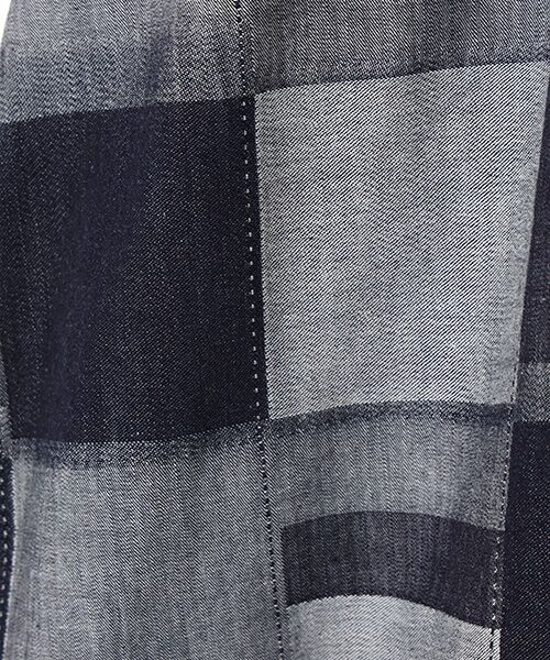 Denim Denim Denim / デニム デニム デニム デニムスカート | パッチワーク風ジャガードスカート | 詳細7