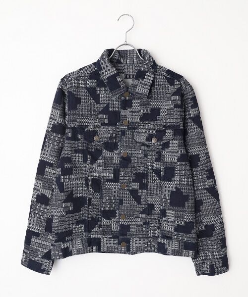 Denim Denim Denim / デニム デニム デニム Gジャン・デニムジャケット | ジャガードG-JKT（ネイビー）