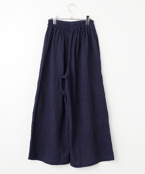 Denim Denim Denim / デニム デニム デニム デニムパンツ | ペイズリー後ゴムワイドパンツ | 詳細1