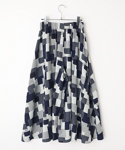 Denim Denim Denim / デニム デニム デニム デニムパンツ | ウエストゴムガウチョ | 詳細1