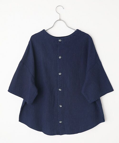 Denim Denim Denim / デニム デニム デニム シャツ・ブラウス | ワッフルBIGシルエットシャツ | 詳細1