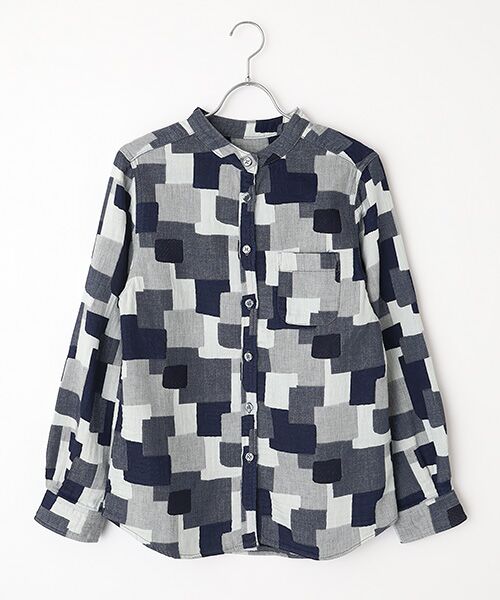 Denim Denim Denim / デニム デニム デニム シャツ・ブラウス | ﾉｰｶﾗｰﾓﾉｸﾛｼﾞｬｶﾞｰﾄﾞﾌﾞﾗｳｽ（ネイビー）