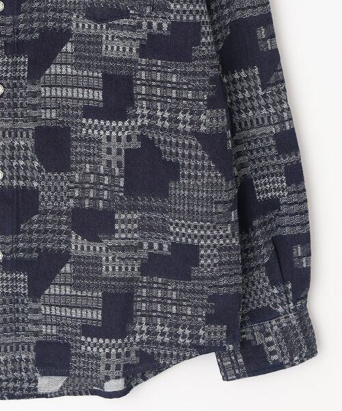 Denim Denim Denim / デニム デニム デニム シャツ・ブラウス | ノーカラージャガードデニムシャツ | 詳細3