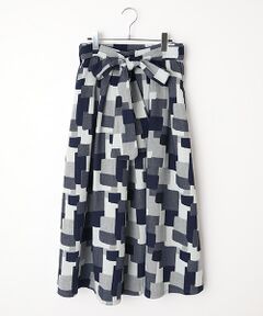 Denim Denim Denim / デニム デニム デニム デニムスカート | パッチワークタックロングスカート