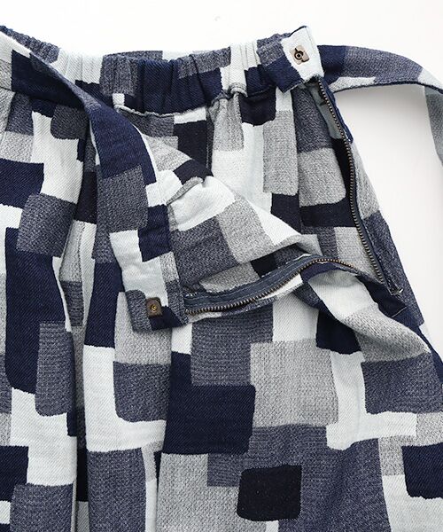 Denim Denim Denim / デニム デニム デニム デニムスカート | パッチワークタックロングスカート | 詳細4