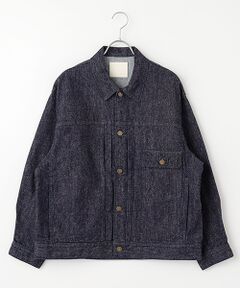 Denim Denim Denim / デニム デニム デニム Gジャン・デニムジャケット | シルク混デニムブルゾン
