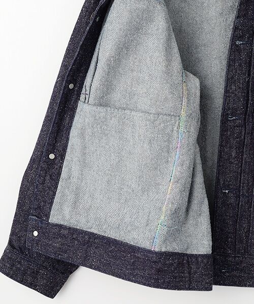 Denim Denim Denim / デニム デニム デニム Gジャン・デニムジャケット | シルク混デニムブルゾン | 詳細4