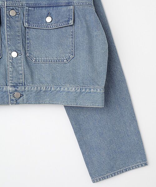 Denim Denim Denim / デニム デニム デニム Gジャン・デニムジャケット | クロップド丈デニムジャケット | 詳細3