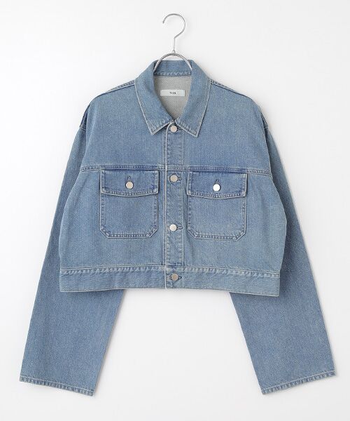 Denim Denim Denim / デニム デニム デニム Gジャン・デニムジャケット | クロップド丈デニムジャケット（フェイドブルー）