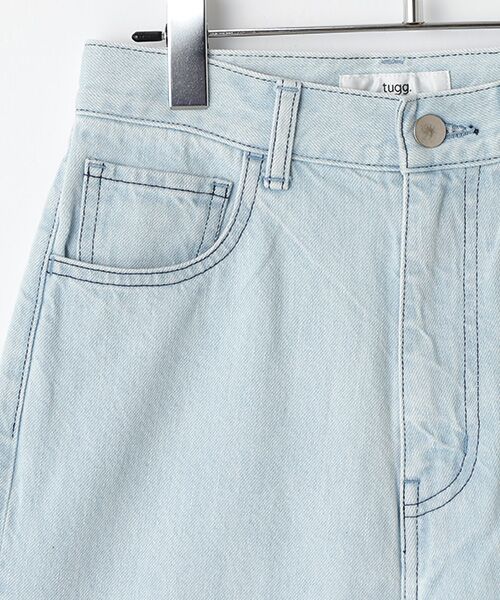 Denim Denim Denim / デニム デニム デニム デニムパンツ | ハイウエストワイドバギーデニムパンツ | 詳細2