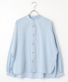 Denim Denim Denim / デニム デニム デニム シャツ・ブラウス | OGバンドカラーゆったりシャツ