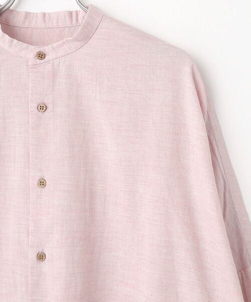 Denim Denim Denim / デニム デニム デニム シャツ・ブラウス | OGバンドカラーゆったりシャツ | 詳細2